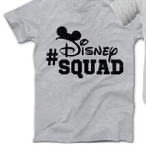 Gildan heavy cotton Disney Squad kids gray tshirt
